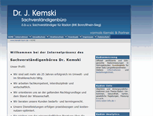 Tablet Screenshot of kemski-bonn.de